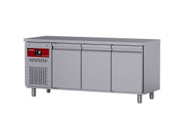Geventileerde koeltafel, 3 deuren GN 1/1, 405 Lit. groep aan linkerkant
