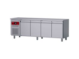 Geventileerde koeltafel, 4 deuren GN 1/1, 550 Lit. groep aan linkerkant