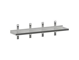 Geperforeerd wandrek met 4 steunen en 4 rails