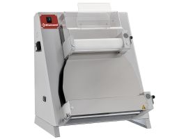 Pizzaroller Ø 420 mm, 2 rollen "Linear", in R.V.S.