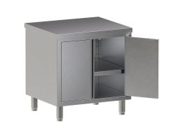 Neutrale werktafelkast, draaideuren