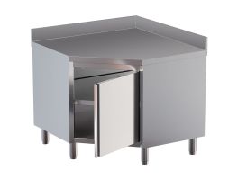 Hoekwertafelkasten 90°, met achteropstand