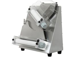 Pizzaroller Ø 300 mm, 2 rollen, in R.V.S.