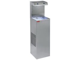 Waterkoeler, roestvrij staal, 80 L/u, dubbele schenker