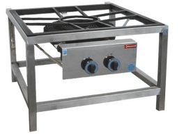 Gasbrander paelle, Ø 450  op onderstel (27.2 kW)