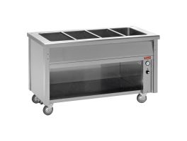 Bain-marie element op open kast 2 GN 1/1