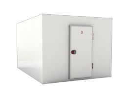 Koelcel ISO 100, binnen afmetingen 2830 x 2830 xh 2230 mm  (17,86 m³)
