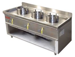 Wok-fornuis 3 branders
