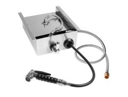 Sproeier met automatische haspel 1,8m.