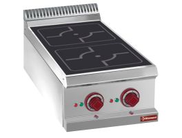 Elektrisch fornuis, 2 inductiezones - Top -