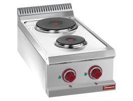 Elektrische kookplaat 2 ronde platen -Top-