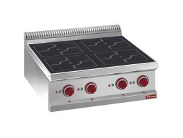 Elektrisch fornuis, 4 inductiezones - Top -