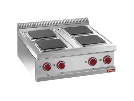 Elektrische kookplaat 4 vierkante platen -Top-