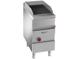Elektrische stoomgrill, module 1/2, rooster in gietijzer "dubbelzijdig"