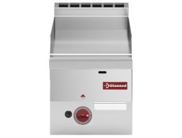 Bakplaat op gas met vlakke plaat -Top-