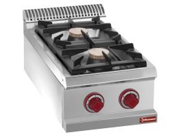 G7/2B4T-N - Gasfornuis 2 branders - Top- DIAMOND ( Nieuw model )