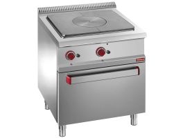 Fornuis doorkookplaat, gasoven GN 2/1