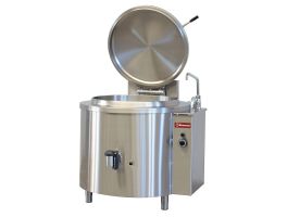 Ronde gaskookketels 200 liter, indirecte verwarming