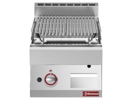 Lavasteengrill - 1/2 module - bakrooster in gietijzer "double face"