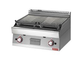 Lavasteengrill - 1/1 module - bakrooster in gietijzer "double face"