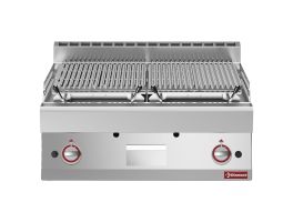 Lavasteengrill - 1/1 module - bakrooster in gietijzer "double face"