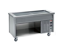 Element met gekoelde top op open kast