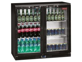 Flessenkoeler geventileerd "Back Bar" 2 draaideuren