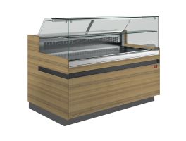 Gekoelde uitstaltoonbank EN & GN, lage ruit , geventileerd, zonder reserve