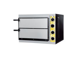 104.101 - Gastro-Inox pizzaoven Torino 2 kamers, 230V