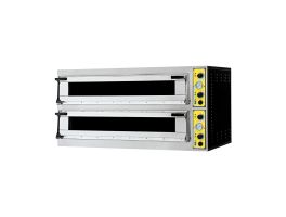 Gastro-Inox pizzaoven Rimini met 2 kamers, 400V