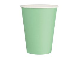 Fiesta Recyclable koffiebekers enkelwandig turquoise 340ml (1000 stuks)