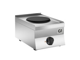 Gastro-Inox 650 HP elektrisch kooktoestel met 1 kookplaat, 40cm