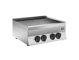 Gastro-Inox 650 HP keramische kookplaat met 4 kookzones, 70cm