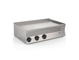 Gastro-Inox 650 HP elektrische bakplaat met gladde geslepen speciaal stalen plaat, 100cm
