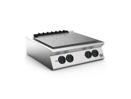 Gastro-Inox 700 HP kookplaat met 4 verhittingszones, 80cm