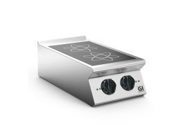Gastro-Inox 700 HP inductie kookplaat 2 kookzones, 40cm