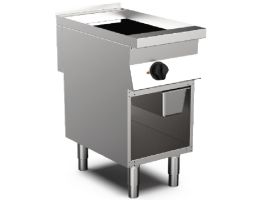 170.437 - Mareno M0-700 line elektrische bakplaat 40cm, staand model, met RVS gladde bakplaat