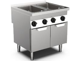 170.454 - Mareno M0-700 line elektrische pastakoker 80cm, 2x GN 1/1, 2x 28 liter, staand model