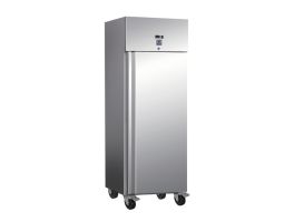 Gastro-Inox RVS 600 liter koelkast, statisch gekoeld met ventilator
