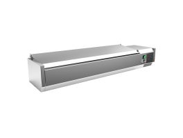209.151 - Gastro-Inox RVS opzetkoeling 7x GN 1/4 met deksel