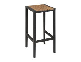 Bolero stalen en acaciahouten barkrukken (2 stuks)