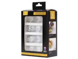 Matfer Bourgeat set gladde en gekartelde spuitmondjes (12 stuks)