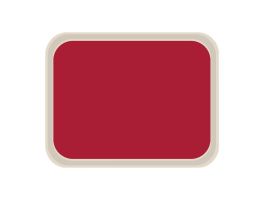 Roltex America polyester dienblad 46 x 36cm rood