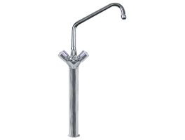 Gastro-Inox HP monobloc Ø25mm mengkraan, lengte 200mm op 200mm kolom