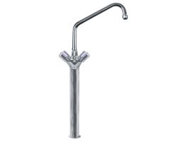 Gastro-Inox HP monobloc Ø25mm mengkraan, lengte 200mm op 400mm kolom