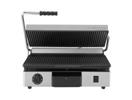 420075 - Contactgrill geribbeld-geribbeld 2760 Watt - MILANTOAST
