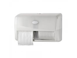 431002 - Pearl White Duo toiletrolhouder - Compact - Traditioneel