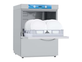 570075 - Vaatwasmachine mand 500 mm x 500 mm 230 Volt met afvoerpomp en zeepdispenser ELETTROBAR