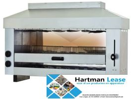 7049.0110 - Salamander / Pitaoven - 6 gasbranders met RVS beschermgaas COMBISTEEL