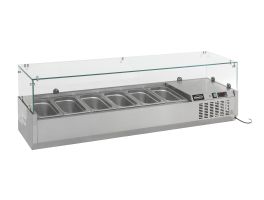 GEKOELDE OPZETVITRINE 1/4 GN x 10